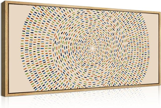Anyzal Large Jesus Wall Art Framed,Jesus Feeds the 5000 Wall Art,Modern Christian Art Prints,Religious Easter Artwork,Abstract Bible Painting Christian Faith for Home Living Room Bedroom 20"x40"