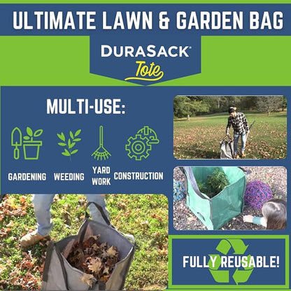 DURASACK Heavy Duty Storage Tote Bag 22-Gallon Rugged Woven Polypropylene Moving Bag, Reusable Self-Standing Design, Holds up to 500 Pounds, Pack of 4, Multicolored