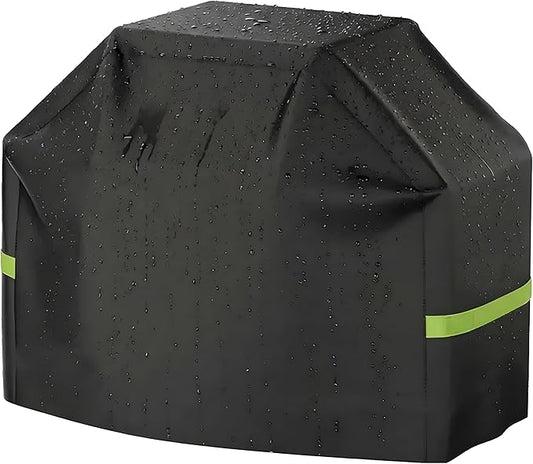 Grill Cover - 65 Inch Heavy Duty BBQ Grill Cover for Outdoor Grill, Waterproof, UV, Fade & Tear Resistant, Gas Grill Cover for Weber Charbroil Genesis Nexgrill and More