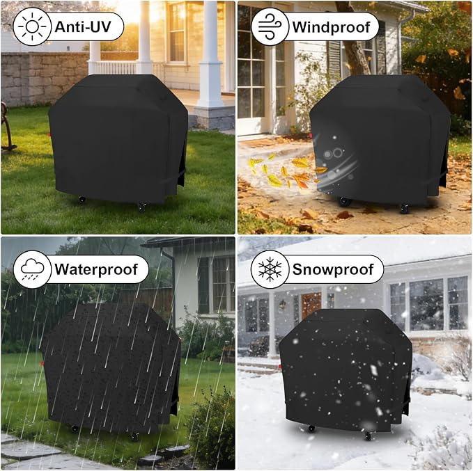 Outdoor Grill Cover for Royal Gourmet GA5406TS 5-Burner Propane Gas Grill, 55 Inch Waterproof 600D Heavy Duty Grill Cover-55 x 23 x 42 Inches.