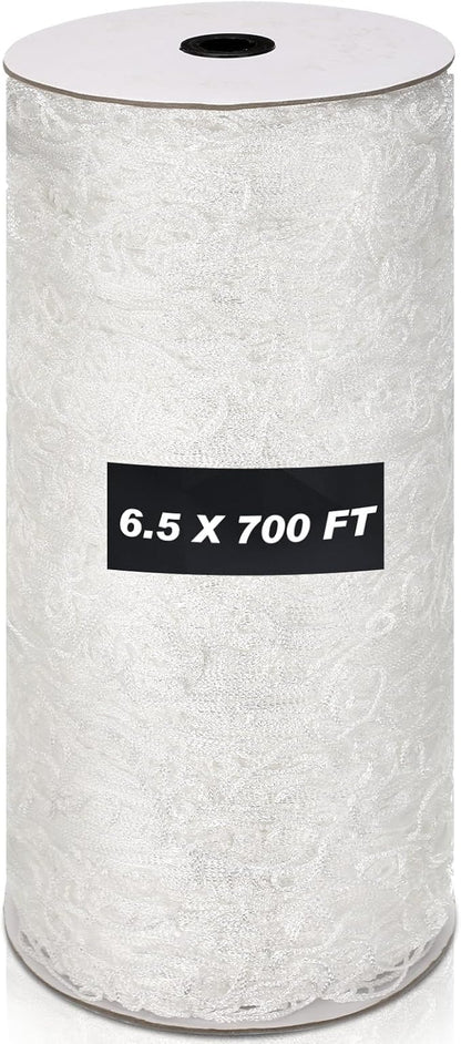 Berlune 6.5 x 700 ft Trellis Netting Roll Soft Mesh Nylon Heavy Duty Garden Trellis Netting Bulk for Climbing Plants, Grape Racks, Growing Support Bean, Pea, Tomatoes