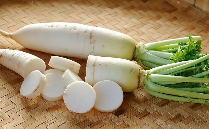 Japanese Daikon Radish Seeds for Planting - 100 Heirloom Non GMO Seeds - Full Planting Instructions to Plant & Grow a Home Vegetable Garden - Great Gardening Gift, 1 Packet