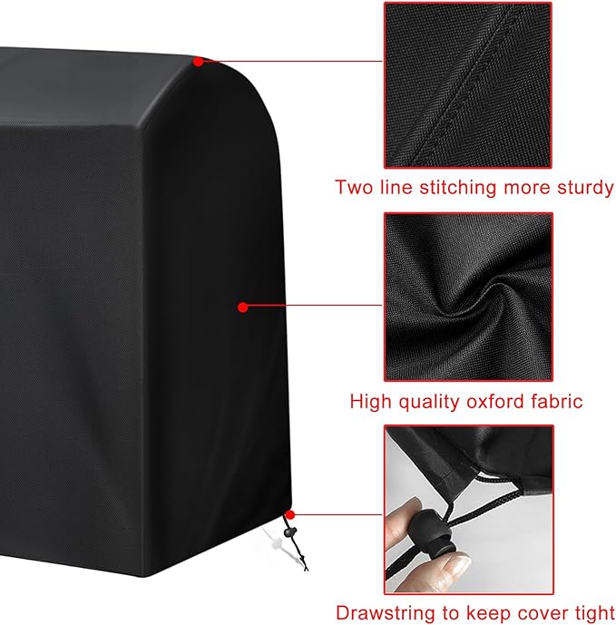 Grill Cover, Small 32-Inch Waterproof UV Resistant Heavy Duty BBQ Grill Cover for Outdoor Grill, Fit for Nexgrill Brinkmann Weber Char-Broil and More