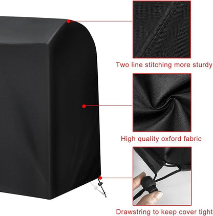 Grill Cover, Small 32-Inch Waterproof UV Resistant Heavy Duty BBQ Grill Cover for Outdoor Grill, Fit for Nexgrill Brinkmann Weber Char-Broil and More