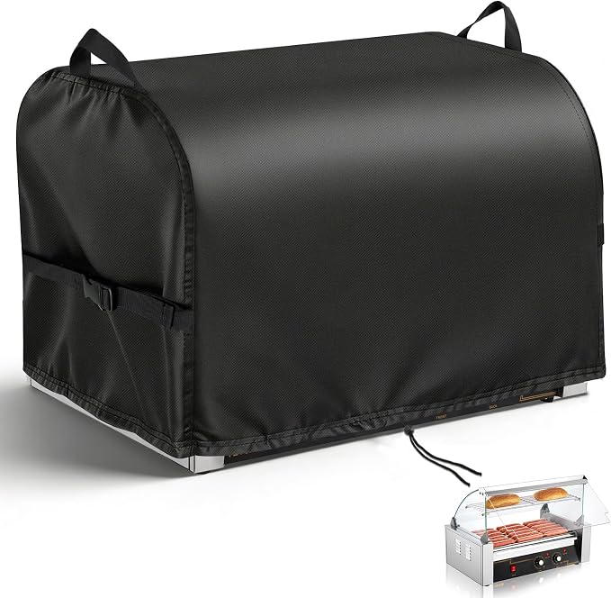 Hot Dog Roller Cover for VEVOR Hot Dog 5-7 Roller, 23inch Hot Dog Machine Cover for Seeutek Hotdog 5-7 Roller Grill, Hotdog Cooker, Hotdog Warmer,Maker,Toaster-23 L x 14" W x 15" H