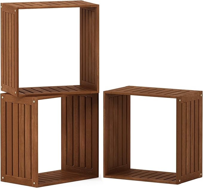 Furinno FG181364 Tioman Stacking Shelf, Natural