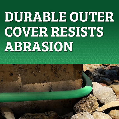 Flexzilla Colors SwivelGrip Garden Hose 5/8 in. x 5 ft., Lightweight All-Weather Water Hose, Durable and Flexible, Leak-Free Connections, Forest Green