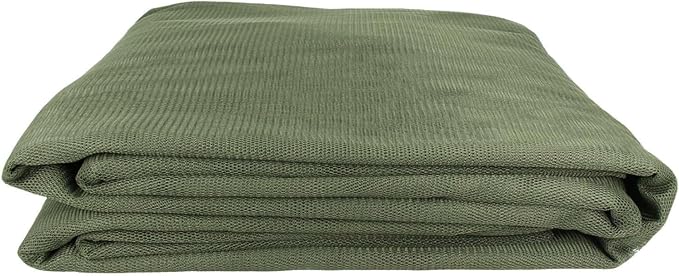 Green DIY Mosquito Net Fabric | 10x50 FT Netting | Insect Cover for Garden, Patio, Outdoor & Windows | Multiple Sizes in Black, White & Green | Raised Bed Screen Mesh Barrier