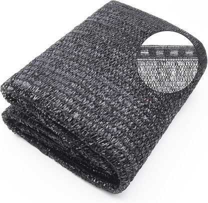 Cool Area 40% 6.5x16.5ft Sunblock Shade Cloth Cover Mesh UV Resistant Net for Garden Flower Plant Greenhouse, Black