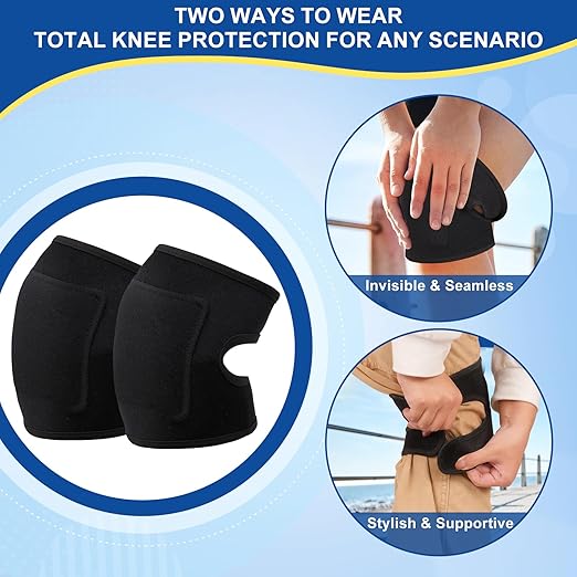 Professional Knee Pads for Men & Women - High Elastic Support for Cleaning, Gardening, Construction, and Floor Work | Knee Protection & Comfort