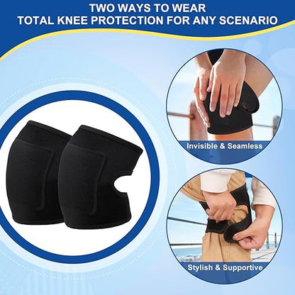 Professional Knee Pads for Men & Women - High Elastic Support for Cleaning, Gardening, Construction, and Floor Work | Knee Protection & Comfort
