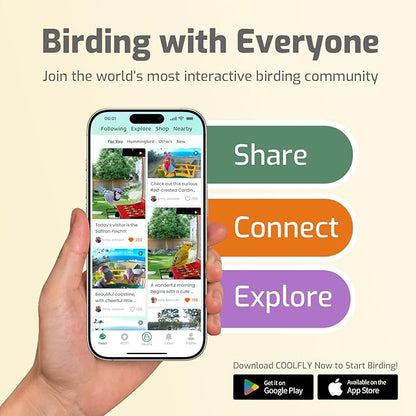 Smart Bird Feeder with Camera, 2.5K Ultra-HD Live Stream Bird House Camera, Free AI Identify Bird Species, Solar Powered Bird Feeder with 2.4L Large Capacity, Gift for Men Women Bird Lovers