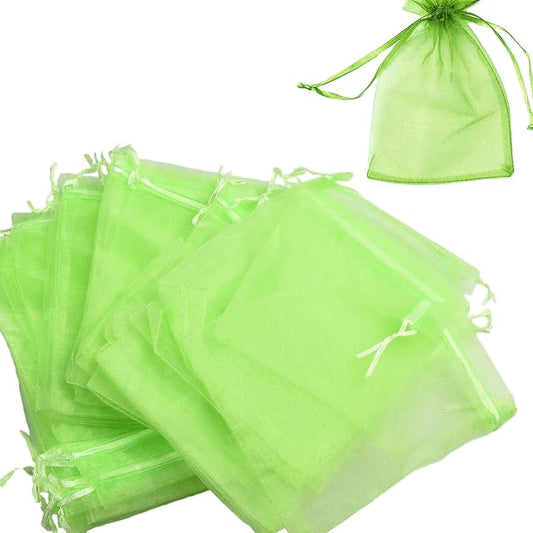 30 Pcs 3.9''×5.9'' Drawstring Fruit Netting Bags, Reusable Garden Netting Bags, Fruit Cover Mesh Bag for Fruit Trees Vegetable Floral