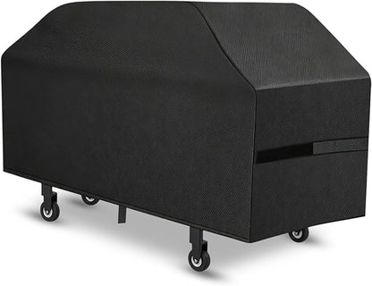 Griddle Cover, 36 Inch BBQ Gas Flat Top Grill Cover for Blackstone Grill, Waterproof, Anti-Uv, Rip-Proof, Fade Resistant Material, Outdoor Griddle Cover with Hook-and-Loop Straps, Black