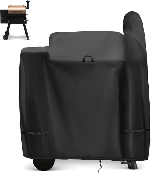 Grill Cover for Pit Boss 820 Deluxe and Pro 850, 56inch Outdoor Smoker Cover Waterproof for Z Grill 700 Pellet Smoker Grills-56 L x 30" W x 48" H