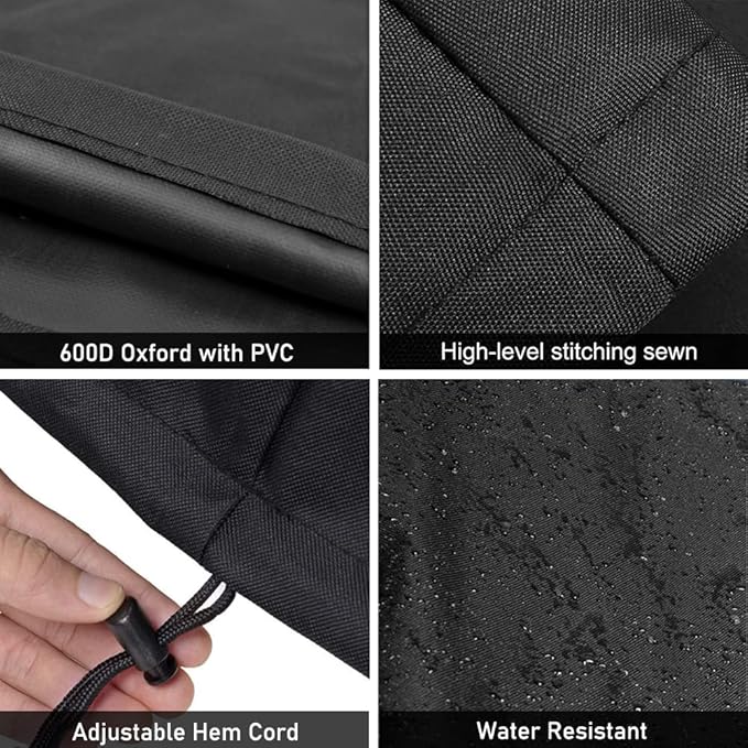 ZJYWSCH Grill Cover for Pit Boss 440D2 440D 440 Deluxe Ranch Hand 440TGR1 456D 456D3 Wood Pellet Grill Smoker Waterproof Pit Boss 440 Grill Cover Mile Hybrid 600HY Heavy Duty