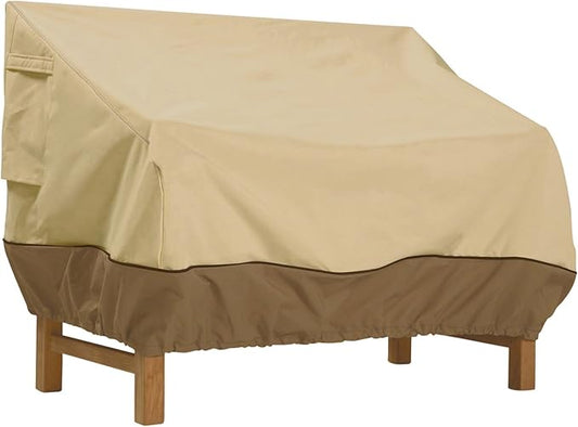 Classic Accessories Veranda Water-Resistant 60 Inch Patio Bench Cover, Patio Furniture Covers