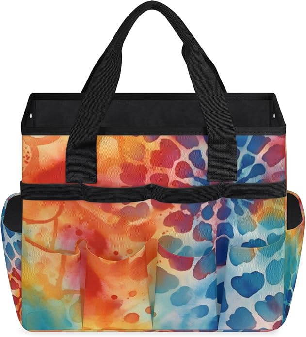 Garden Tool Bag Garden Tool Storage Bag with Pockets Handle Portable Garden Tote Bags for Women Men
