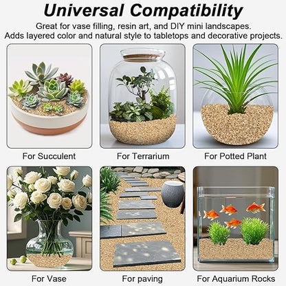 Succulent and Cactus Gravel Pebbles,Landscaping Pebbles,River Rocks,Garden Landscaping Stones,Gravel Filler for Home Decoration Flower Bed Fish Tank Plants Vases Succulents (Beige, 10 Pounds)