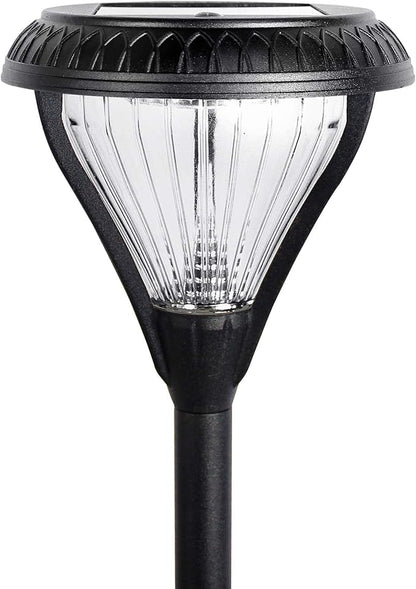 Gama Sonic Premier Outdoor Pathway Garden Landscape Light with 2 Color LEDs, Warm White and Bright White, Black, Heavy Duty Cast Aluminum, 50 Lumens, 4-Pack (239iP490080)