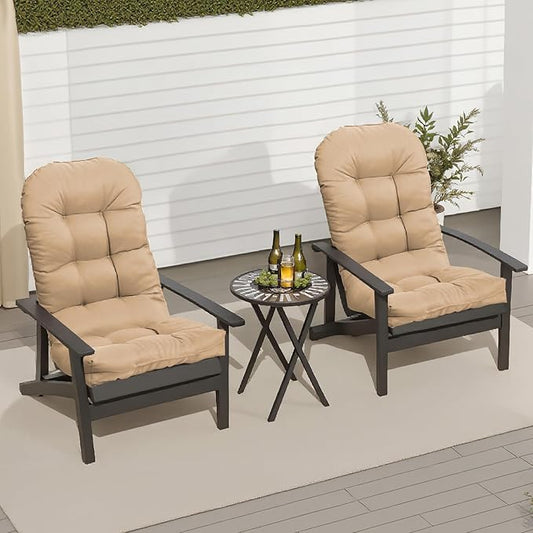 Adirondack Chair Cushion, Thick Indoor/Outdoor Rocking Chair Cushion with High Elasticity PP Cotton, Fade-Resistant, 44'x19'x4