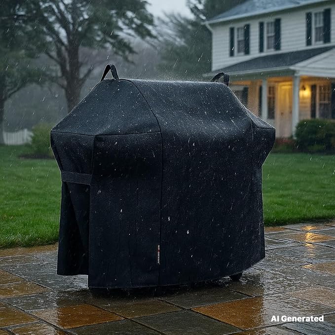 Suphomeware 7106 Grill Cover Fits Weber 52 Inch Grill, Hevay Duty BBQ Cover for Weber Spirit and Spirit II 200 and 300 Series Gas Grill, Waterproof and Fade Resistant