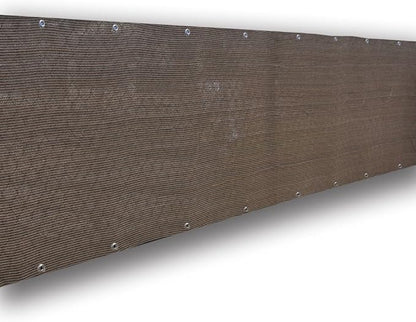 Alion Home© Elegant Privacy Screen Fence Mesh Windscreen for Backyard Deck Patio Balcony Pool Porch Railing - Brown/Mocha (4' x 12')