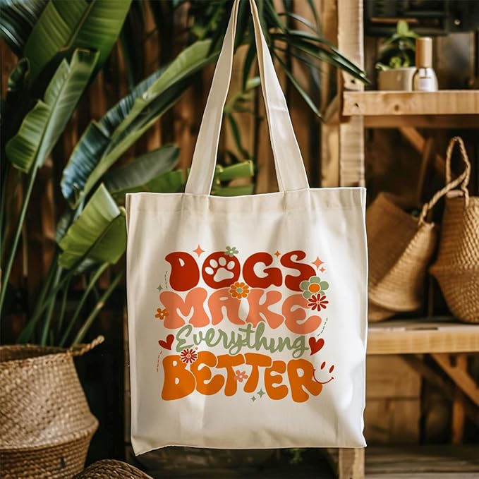 Canvas Bag for Women Grocery Shopping Travel Gym Weekender Vacation Womens Work Tote Bag Gifts