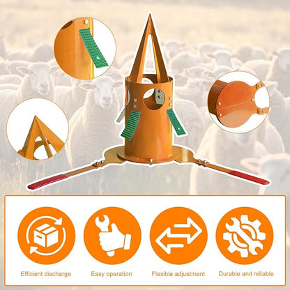 Bulk Bag Unloader for Animal Feed, Grain & Fertilizer | FIBC Big Bag Dispenser | Heavy-Duty, Portable Tool for Farm, Warehouse, Construction