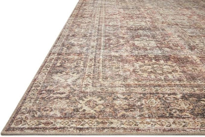 Loloi Amber Lewis Georgie Collection GER-06 Bordeaux/Antique 2'-6" x 12'-0", .19" Pile Height, Runner Rug