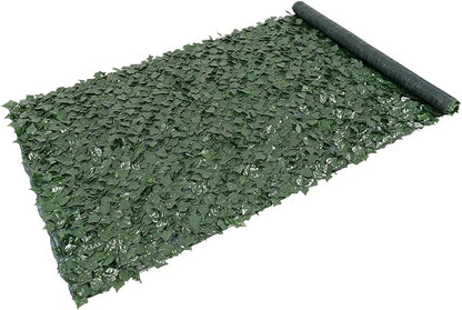 VEVOR Artificial Ivy Privacy Fence Screen, 59 x 158 in Faux Ivy Vine Leaf Hedges Fence, Greenery Privacy Fence with Mesh Cloth Backing, Green Wall Decoration for Outdoor Garden, Yard, Balcony