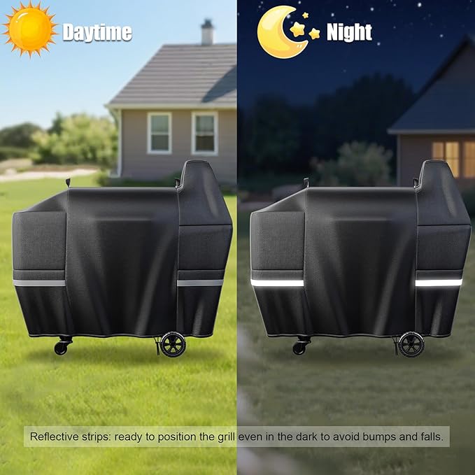 Grill Cover for Pit Boss Austin XL, 600D Pellet Smoker Cover for Pitboss 1000 Series, 1000D3, 1000S, 1000SC, 1000SQ, 1000SC2, 1100 Pro, Rancher XL 1000, 1150 & Z Grill 1000 Series Wood Pellet Grills