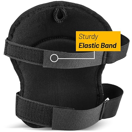 Professional Gel Knee Pads, Work Pads Work for Gardeners, Workers, Sports, with Adjustable Straps