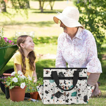 Garden Tool Bag Garden Tool Storage Bag with Pockets Handle Portable Garden Tote Bags for Women Men