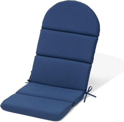 Crestlive 50x19.6 Inch Adirondack Chair Cushion, Waterproof, Fade Resistant, High Back Outdoor Rocking Chair Cushion for Patio, Navy