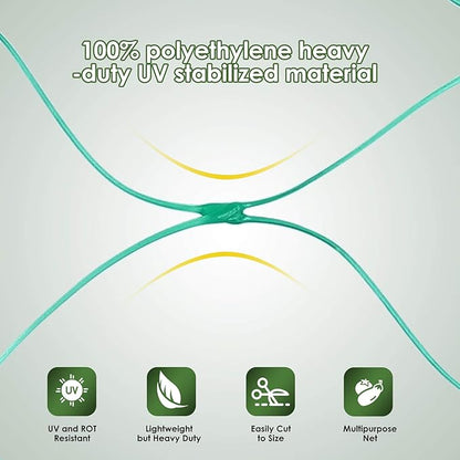 Ruolan Bird Netting for Garden Protect Vegetable Plants and Fruit Trees13X82Ft,Plastic Trellis Netting for Birds, Deer,Squirrels and Other Animals