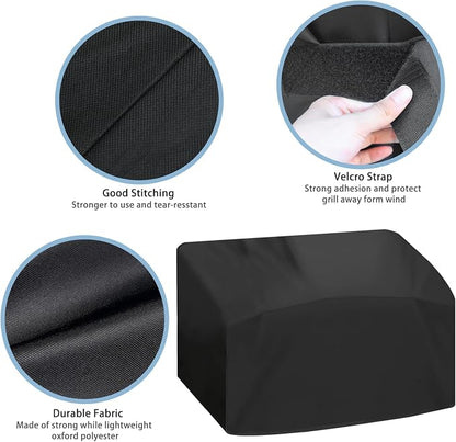 Grill Cover for Monument 24" Grill Griddle 55000 and 56000, 24 Inch Heavy Duty & Waterproof, Barbecue Tabletop Griddle Grill Cover