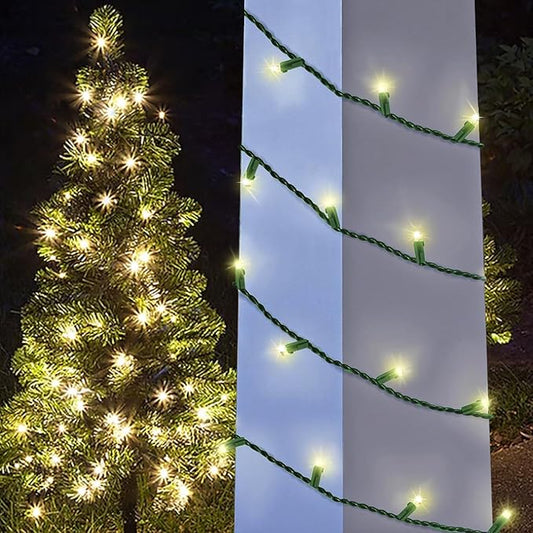Boltigen Soft Twinkle Lights, 100LED Slow Twinkling, 5mm Wide Angle Christmas Lights, UL Certified 27 Ft Extendable for Home Garden Indoor Outdoor Use Party Wedding Day Decoration
