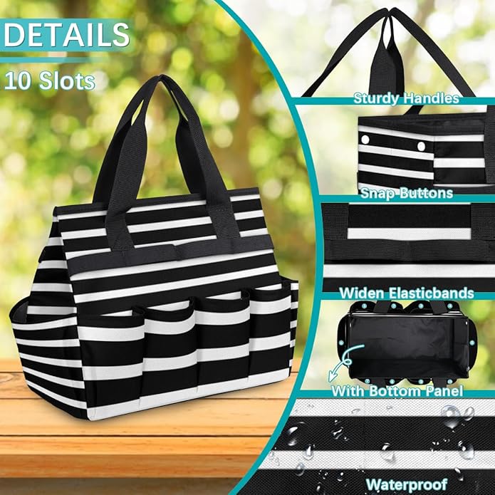 Garden Tool Bag Garden Tool Storage Bag with Pockets Handle Portable Garden Tote Bags for Women Men