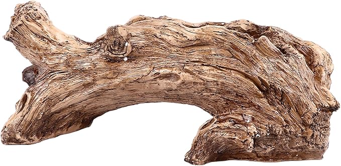 Pilipane Artificial Driftwood Planter Realistic Resin Succulent Planter Vintage Tree Root Stump Log Like Flower Container Pot for Home Garden Decoration Indoor Outdoor Use