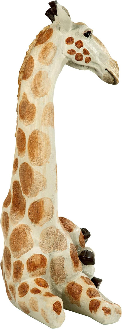 Design Toscano Zari, The Resting Giraffe Statue