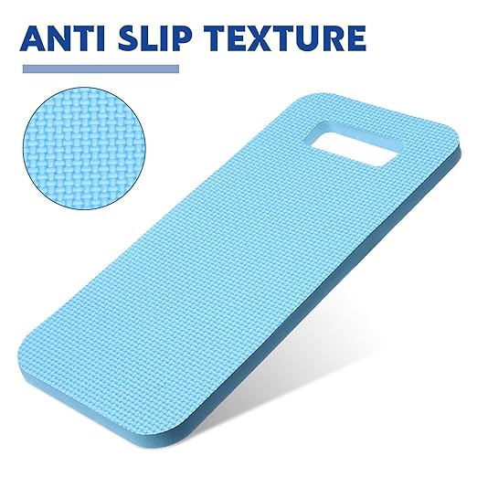 Riakrum 10 Pcs Garden Kneeling Pad Garden Knee Pads Thick Foam Knee Mat Waterproof Knee Cushions for Kneeling Multi Functional Kneeler for Praying, Gardening, Baby Bath, Yoga, 15.4 x 6.7 Inch (Blue)