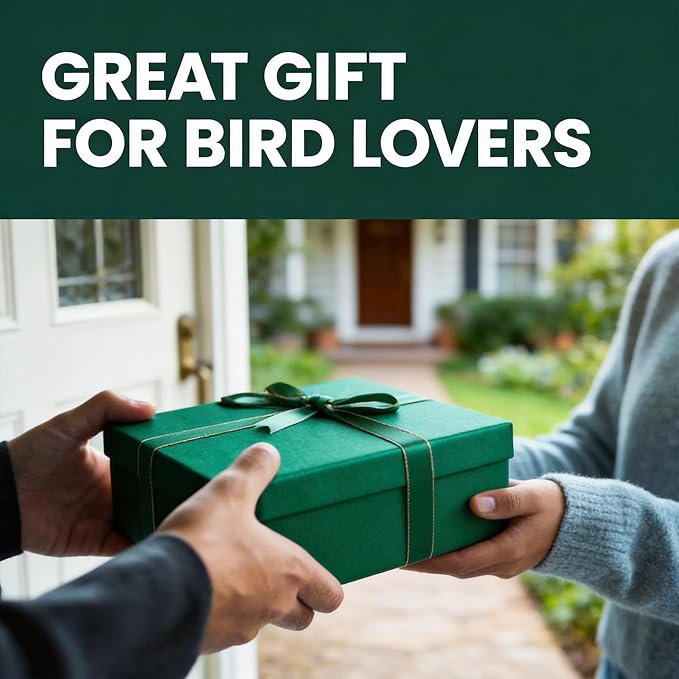 Metal Bird Feeders for Outdoors Hanging, 4.5lb Large Capacity Wild Birds Feeders for Outside, Heavy Duty Durable Wild Birdfeeder for Garden Yard Decor, Gift for Bird Lovers