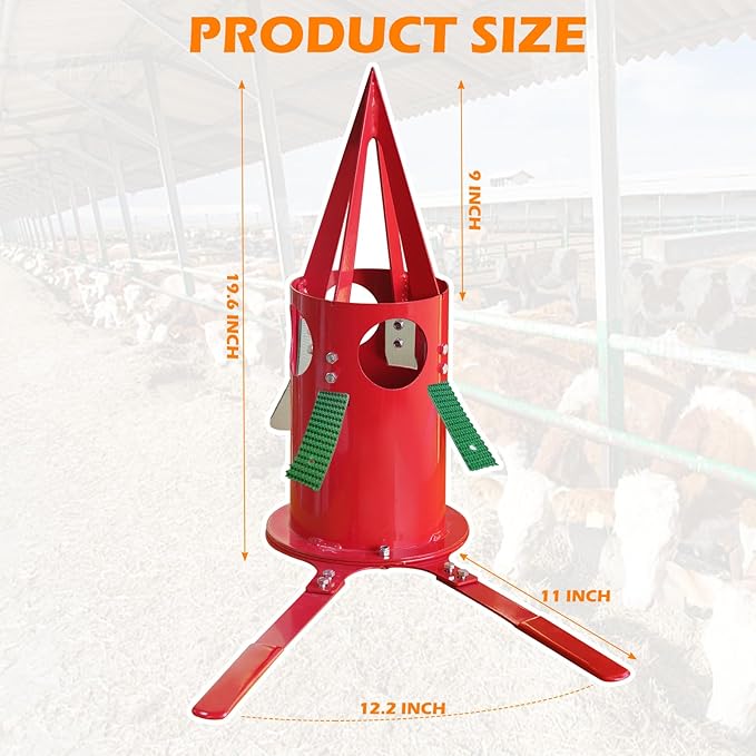 Bulk Bag Unloader for Animal Feed, Grain & Fertilizer | FIBC Big Bag Dispenser | Heavy-Duty, Portable Tool for Farm, Warehouse, Construction