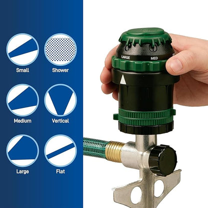 2-Pack H2O-Six® Gear-Drive Sprinkler on Metal T Spike