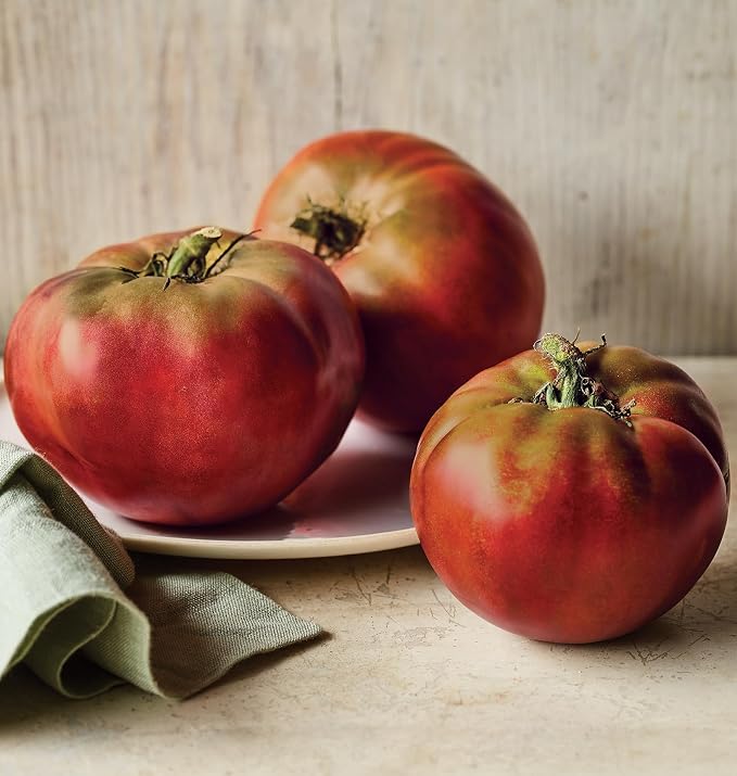 Burpee 'Cherokee Purple' Heirloom , Large, Rich Flavor Slicing Tomato , 50 Non-GMO Seeds