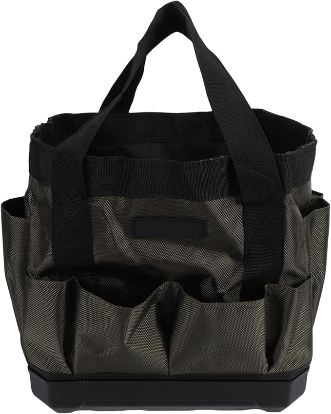 Generic Garden Tool Bag Organizer Strong Vibrant Heavy Duty Gardening Tote Toolbox for Home Organization 600D Oxford Fabric Green Color 30x30x23CM