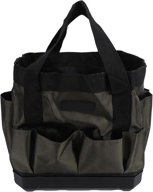 Generic Garden Tool Bag Organizer Strong Vibrant Heavy Duty Gardening Tote Toolbox for Home Organization 600D Oxford Fabric Green Color 30x30x23CM