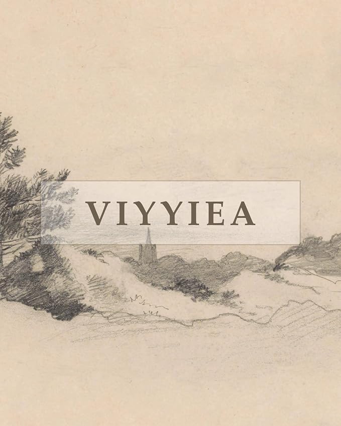 VIYYIEA Extra Large Canvas Wall Art, 36x54 Inch Vintage Pine Tree Landscape Hanging Scroll, Black and White Neutral Wall Decor for Living Room, Bedroom, Office