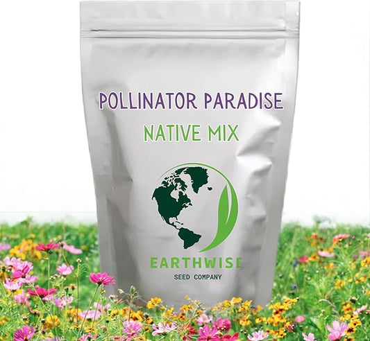 Earthwise Pollinator Paradise Native Mix – 1/2lb = 1200sqft